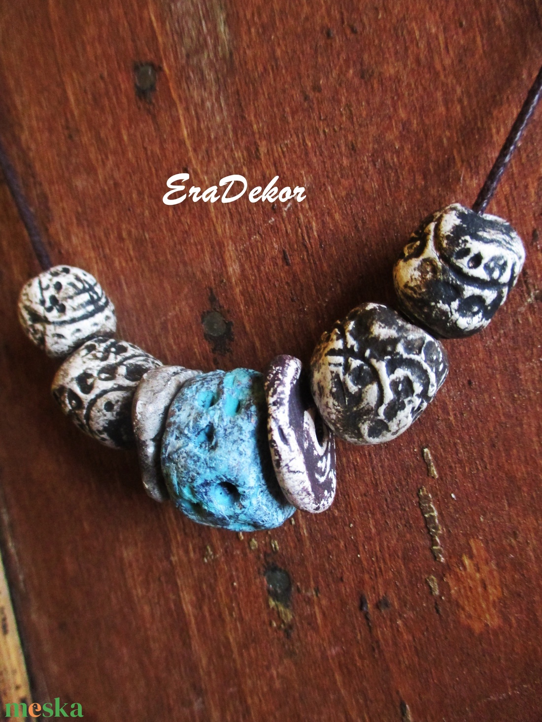 Rusztikusan bohém,  fantázia nyaklánc - ékszer - nyaklánc - medálos nyaklánc - Meska.hu