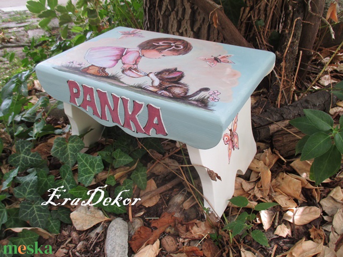 Cicás sámli, ajándék kislánynak keresztelőre - baba - mama - keresztelő kellékek - keresztelőajándékok - Meska.hu