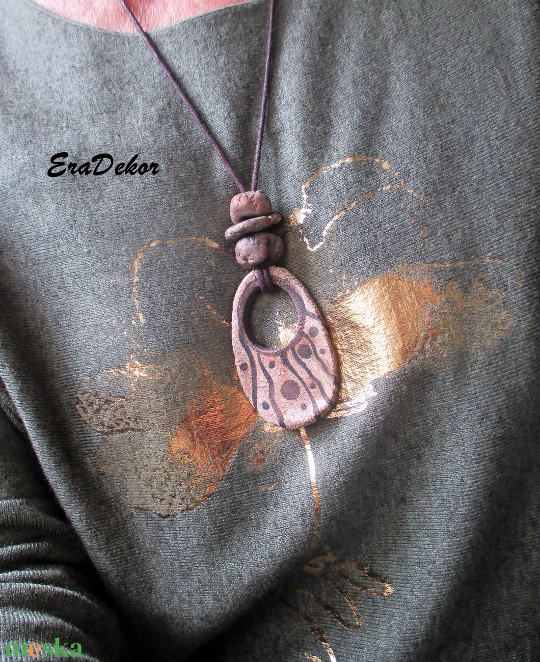 2db Rusztikus nyaklánc - ékszer - nyaklánc - medálos nyaklánc - Meska.hu