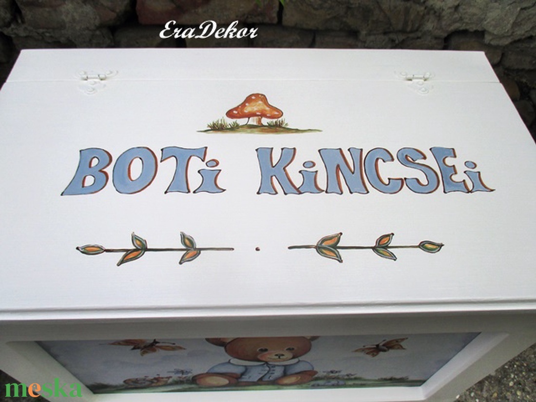 Kutyusos  játéktároló kincsesládák  kisfiúk keresztelőjére  - baba - mama - keresztelő kellékek - keresztelőajándékok - Meska.hu