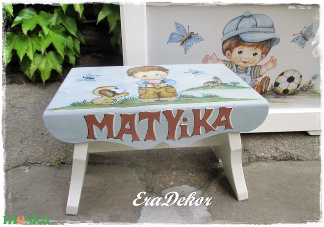 A fagyizó kisfiú és a kutyája - baba - mama - keresztelő kellékek - keresztelőajándékok - Meska.hu