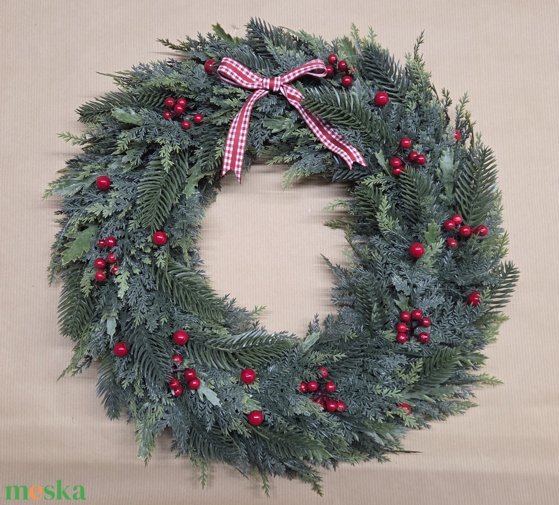 Karácsonyi ajtódísz -piros - karácsony - karácsonyi lakásdekoráció - karácsonyi ajtódíszek - Meska.hu Karácsonyi ajtódísz -piros - karácsony - karácsonyi lakásdekoráció - karácsonyi ajtódíszek - Meska.hu