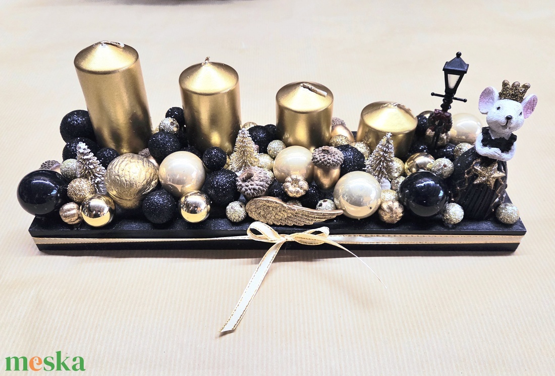 Adventi tál - fekete - karácsony - adventi díszek - adventi koszorú - Meska.hu Adventi tál - fekete - karácsony - adventi díszek - adventi koszorú - Meska.hu