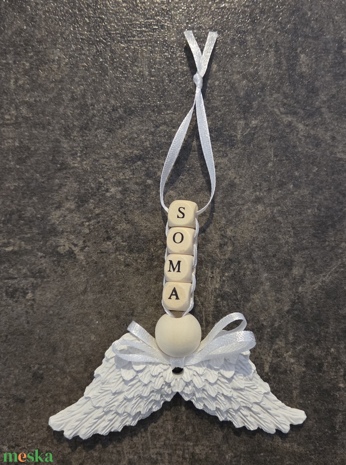 Névre szóló karácsonyfadísz - Angyalszárny  - karácsony - karácsonyi lakásdekoráció - karácsonyfadíszek - Meska.hu Névre szóló karácsonyfadísz - Angyalszárny  - karácsony - karácsonyi lakásdekoráció - karácsonyfadíszek - Meska.hu