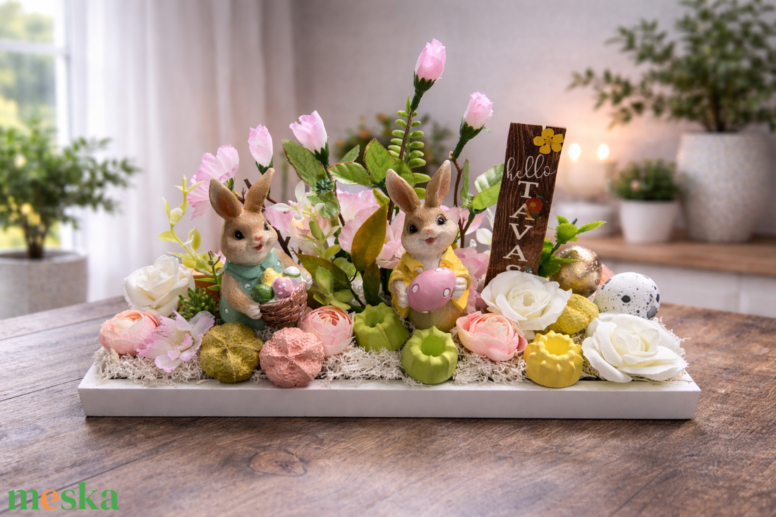 Egyedi húsvéti asztaldísz - ünnepi díszek, dekorációk - húsvéti díszek és dekorációk - húsvéti asztaldíszek - Meska.hu