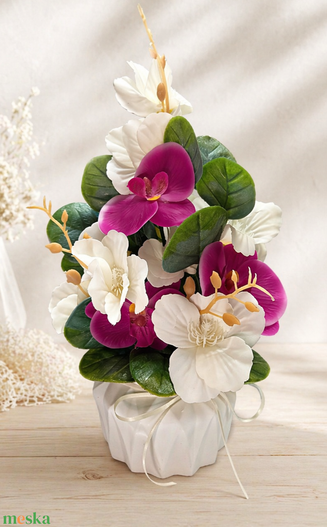 Orchidea asztaldísz  - otthon & életmód - dekoráció - asztal és polc dekoráció - asztaldísz - Meska.hu