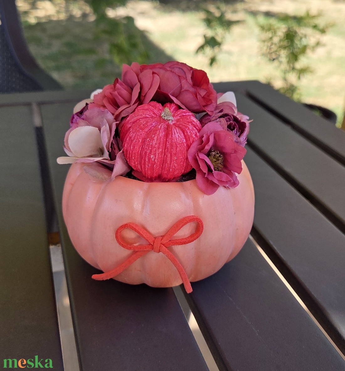  Pink Tökvarázs - otthon & életmód - dekoráció - asztal és polc dekoráció - asztaldísz - Meska.hu