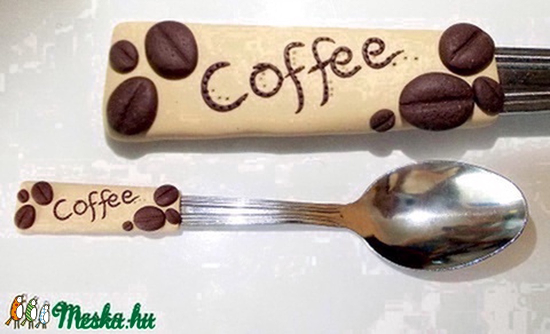 Coffee feliratos müzlis-, teás vagy gyerek kanál -  - Meska.hu