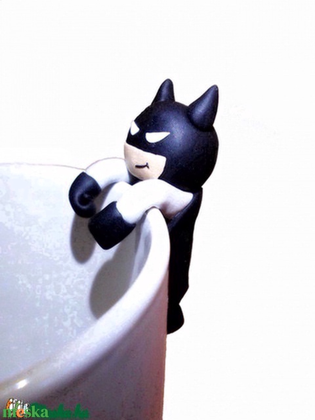 Batman pohárjelölő / teafiltertartó - - Meska.hu Batman pohárjelölő / teafiltertartó - - Meska.hu