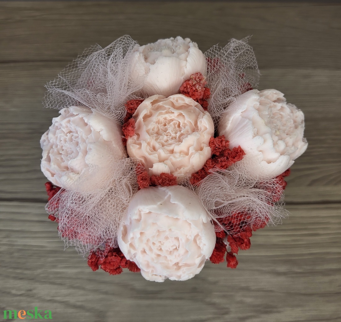 Szappanvirág - otthon & életmód - dekoráció - asztal és polc dekoráció - asztaldísz - Meska.hu