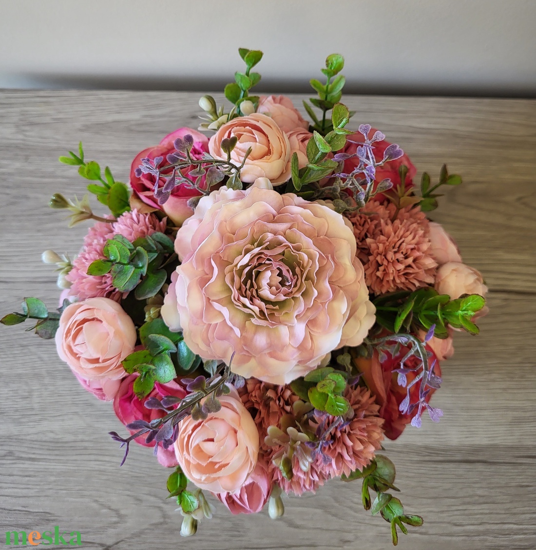 Selyemvirág box - otthon & életmód - dekoráció - asztal és polc dekoráció - asztaldísz - Meska.hu