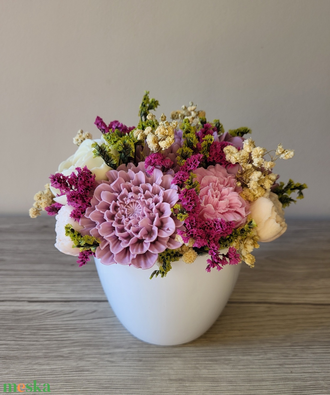 Szappanvirágok - otthon & életmód - dekoráció - asztal és polc dekoráció - asztaldísz - Meska.hu