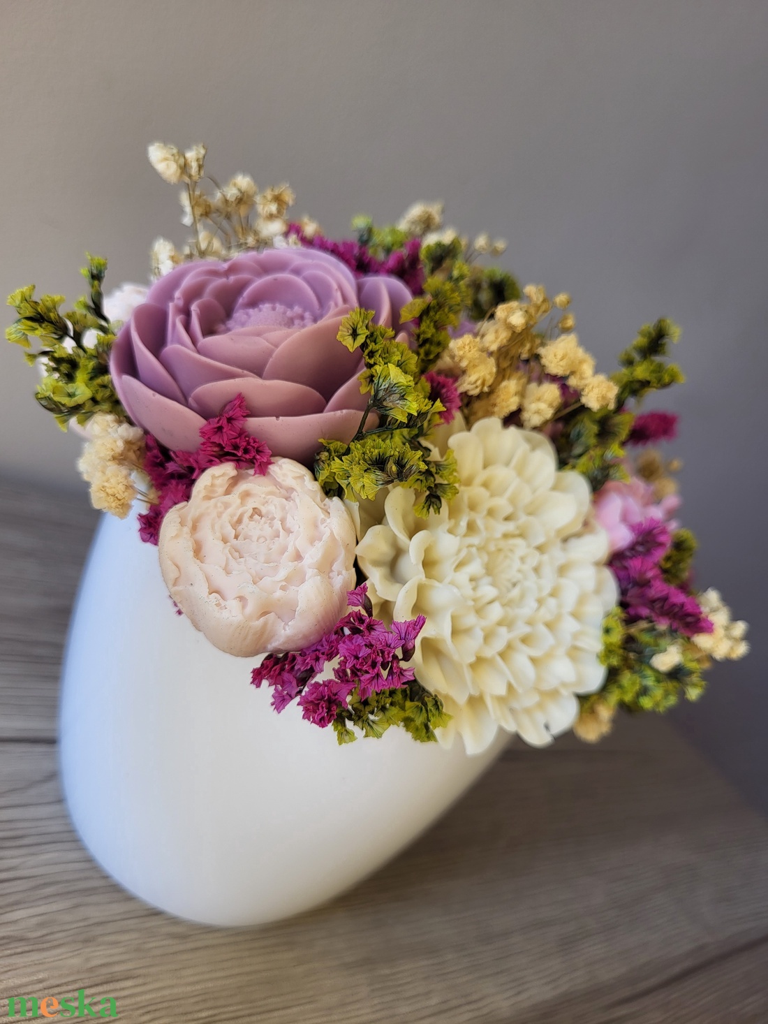 Szappanvirágok - otthon & életmód - dekoráció - asztal és polc dekoráció - asztaldísz - Meska.hu