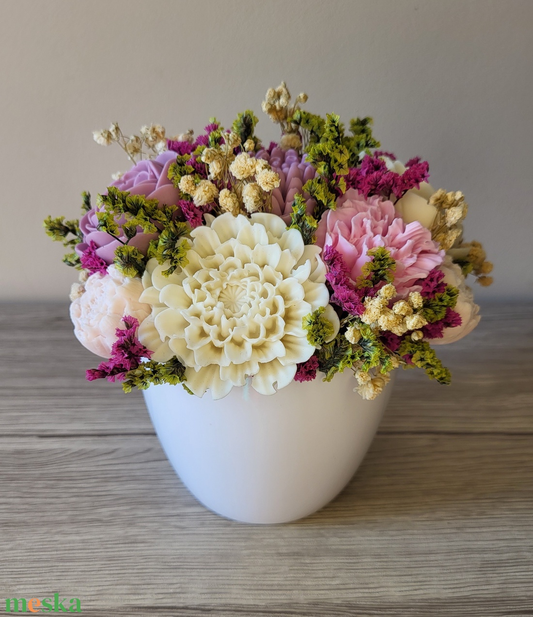 Szappanvirágok - otthon & életmód - dekoráció - asztal és polc dekoráció - asztaldísz - Meska.hu