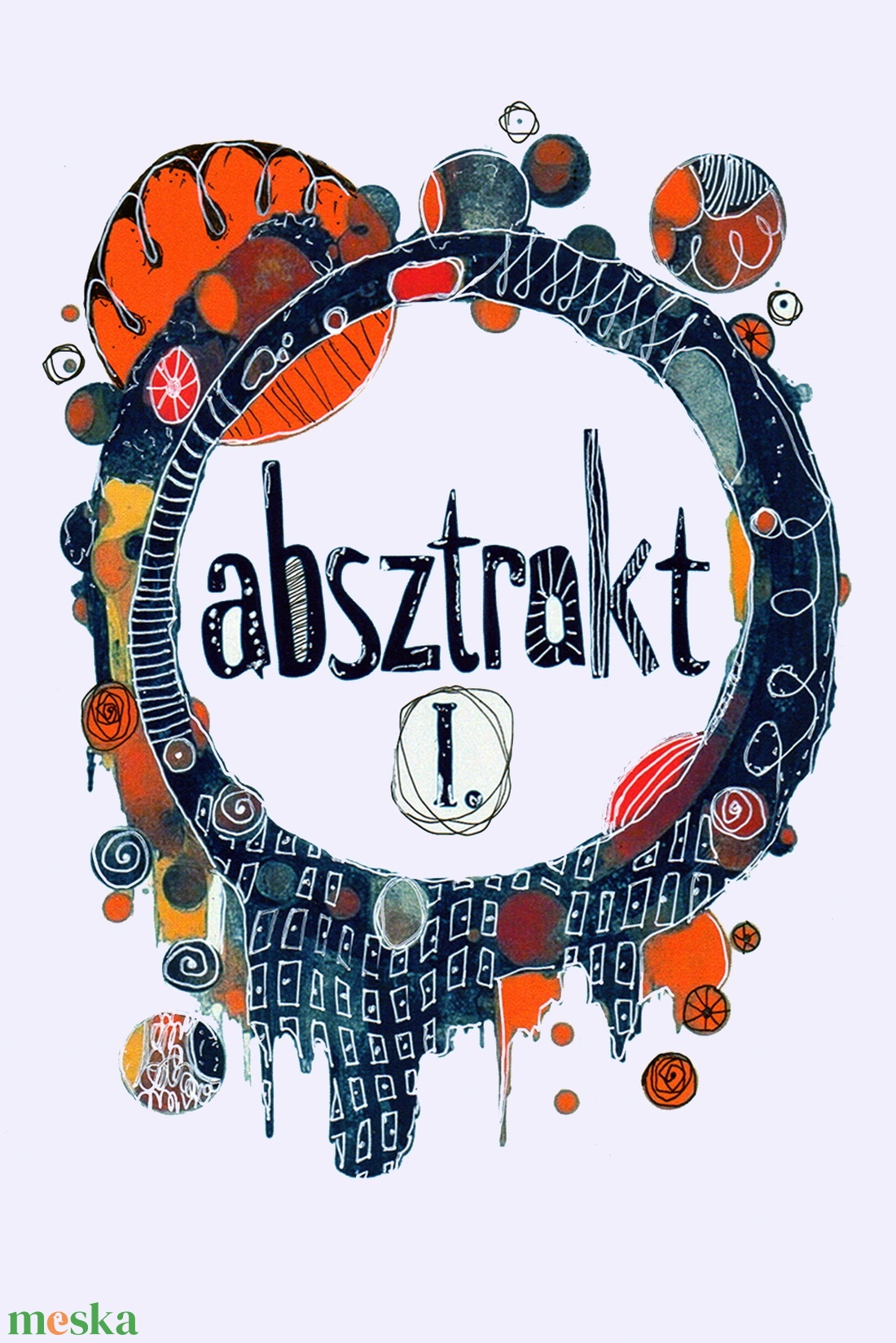 Absztrakt asszociációs kártyák - művészet - naptárkártyák, sportkártyák - Meska.hu