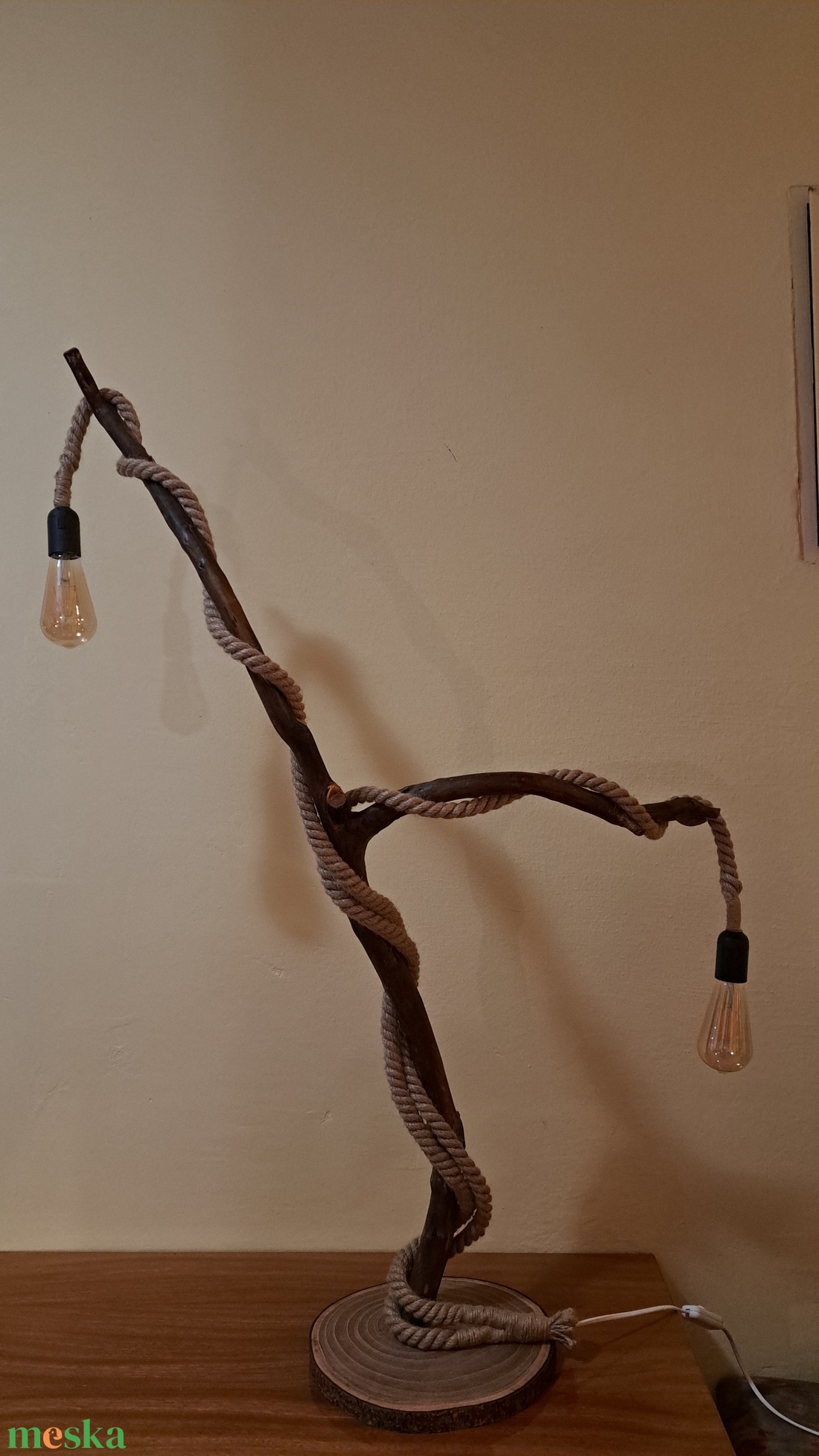 Kétkarú vintage állólámpa - otthon & életmód - lámpa - állólámpa - Meska.hu