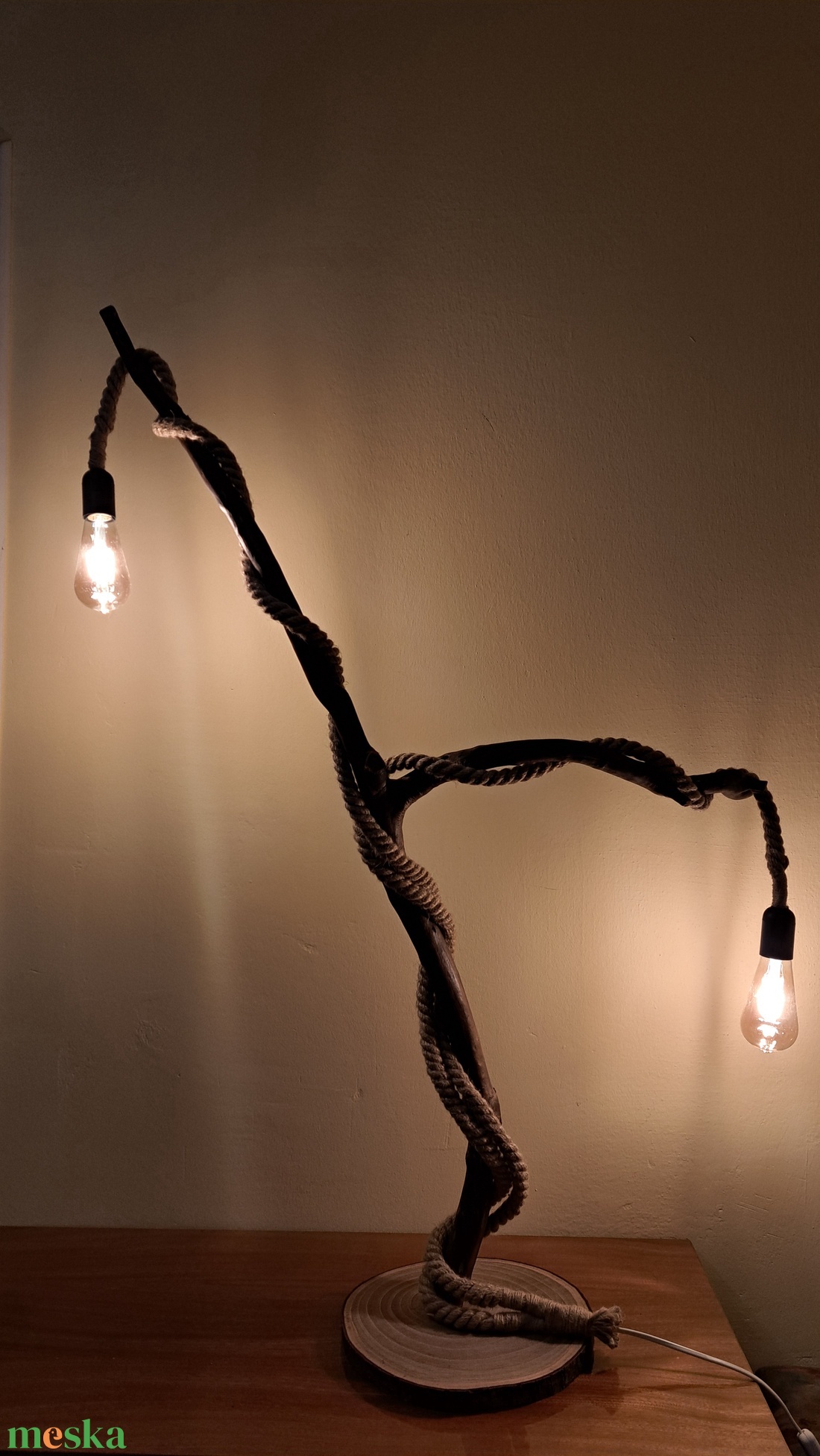 Kétkarú vintage állólámpa - otthon & életmód - lámpa - állólámpa - Meska.hu