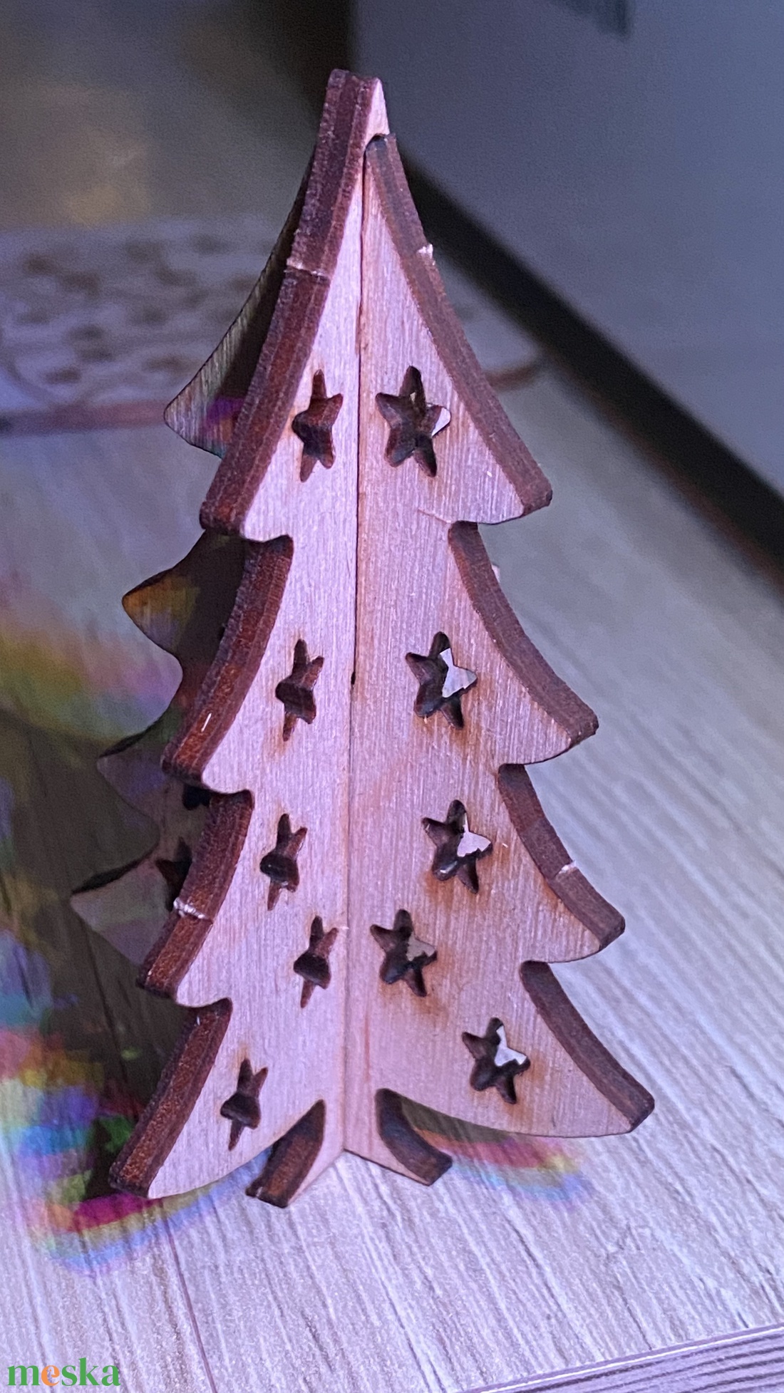 Összerakható karácsonyfa - karácsony - karácsonyi lakásdekoráció - karácsonyfadíszek - Meska.hu
