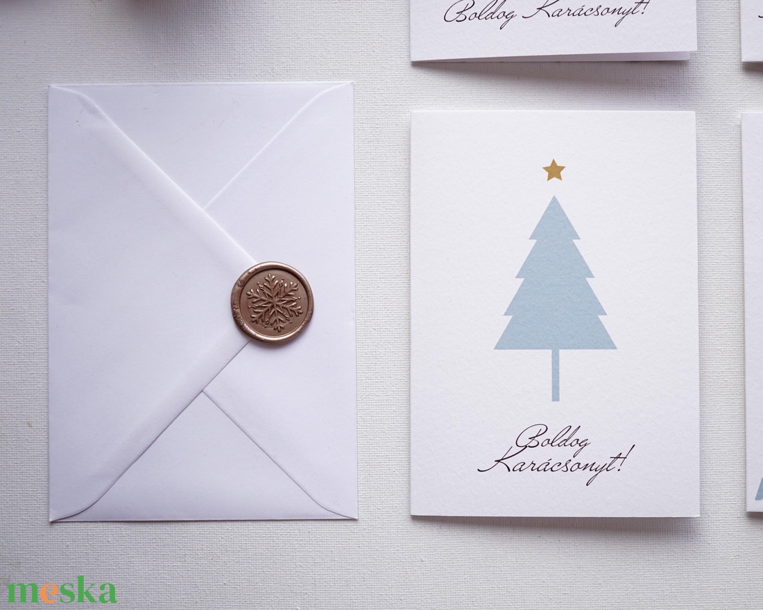 Minimalista Karácsonyi Képeslap, karácsonyi üdvözlő lap, adventi képeslap. - karácsony - karácsonyi ajándékozás - karácsonyi képeslap, üdvözlőlap, ajándékkísérő - Meska.hu