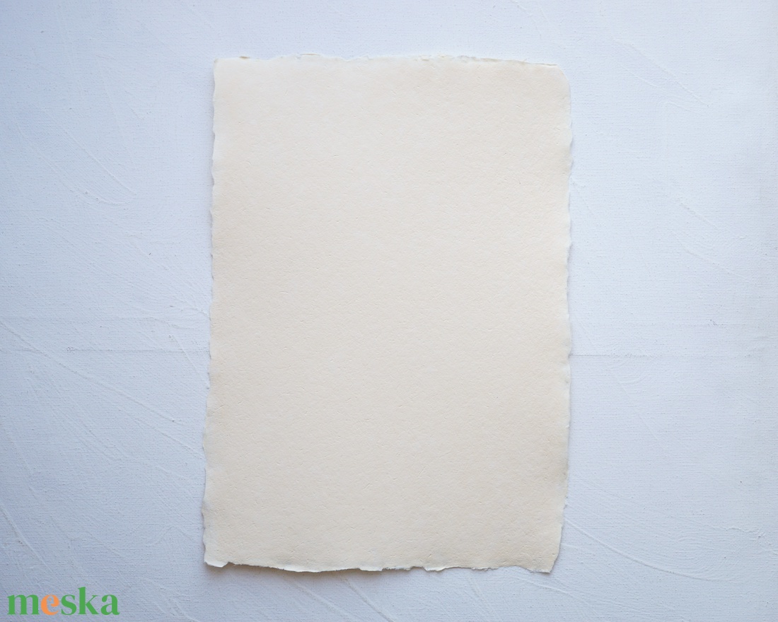 Krém színű merített papír, A4 es méret vastagabb kb 180 g/m2 - kellékek & szerszámok - papír - egyéb papír - Meska.hu Krém színű merített papír, A4 es méret vastagabb kb 180 g/m2 - kellékek & szerszámok - papír - egyéb papír - Meska.hu