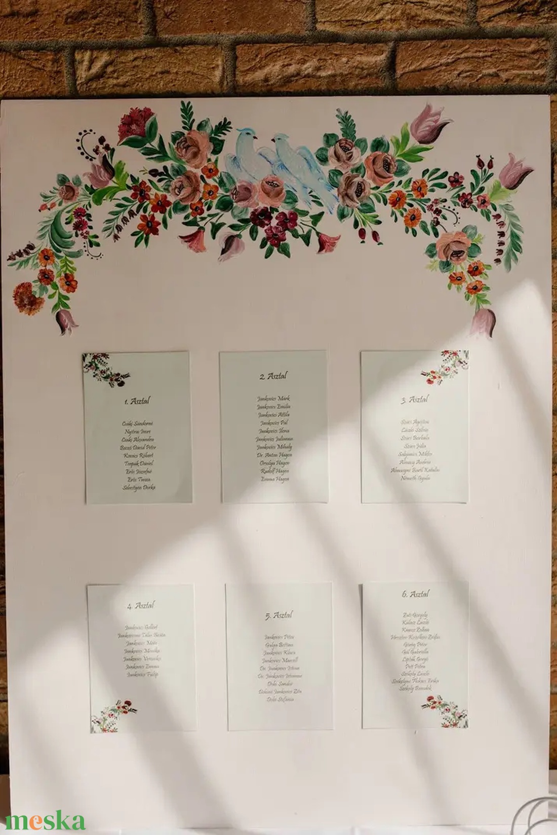 Esküvői ültető tábla  - esküvő - dekoráció - tábla & jelzés - Meska.hu
