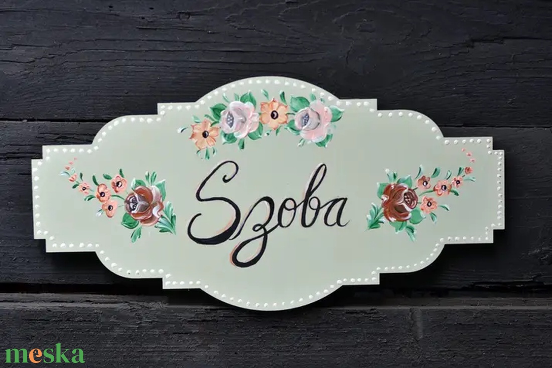 Helyiség tábla  - otthon & életmód - dekoráció - ajtó- és ablak dekoráció - ajtótábla - Meska.hu