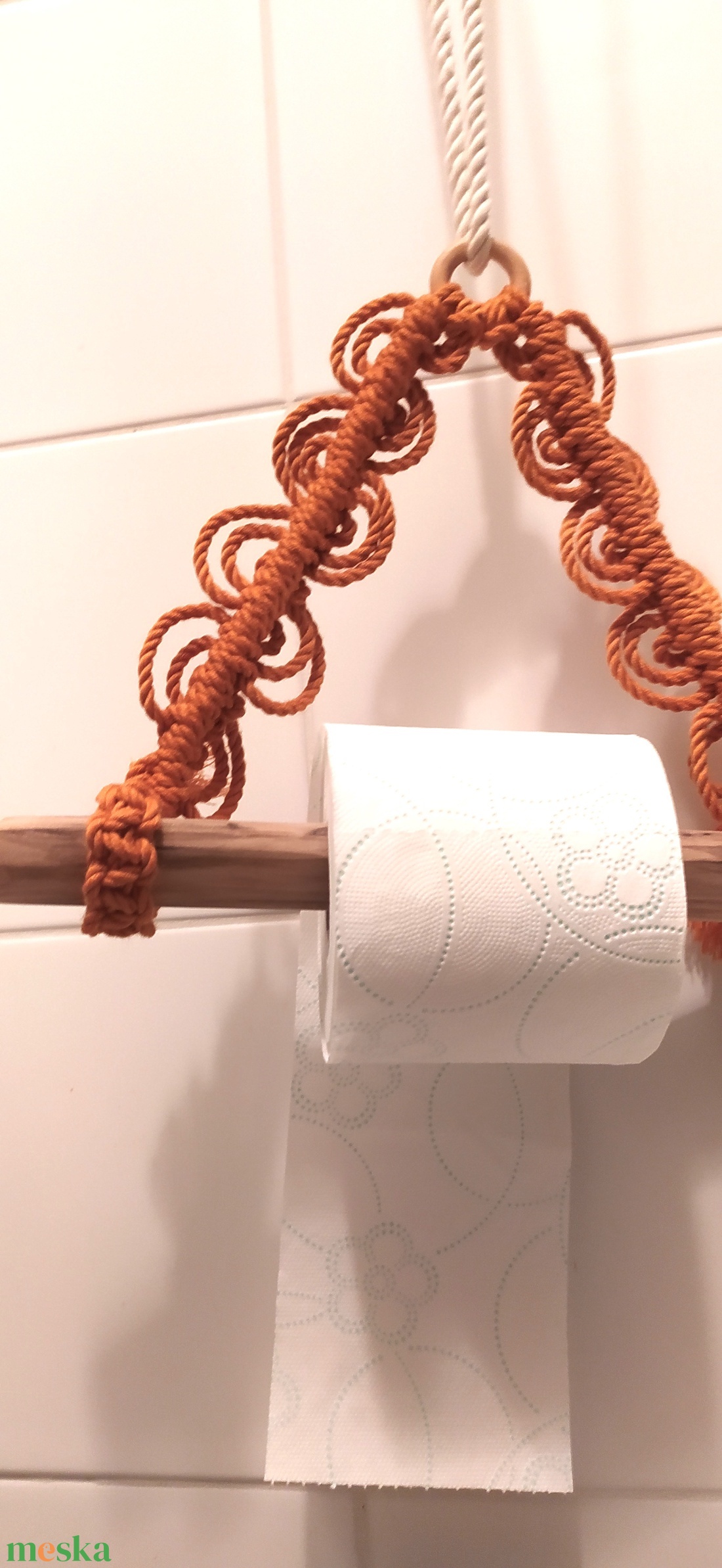 Makramé toiletpapír tartó - otthon & életmód - fürdőszoba - fürdőszobai tároló - Meska.hu Makramé toiletpapír tartó - otthon & életmód - fürdőszoba - fürdőszobai tároló - Meska.hu