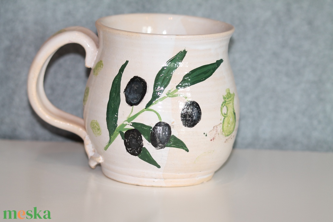 Teás bögre - művészet - szobor - kerámia - Meska.hu