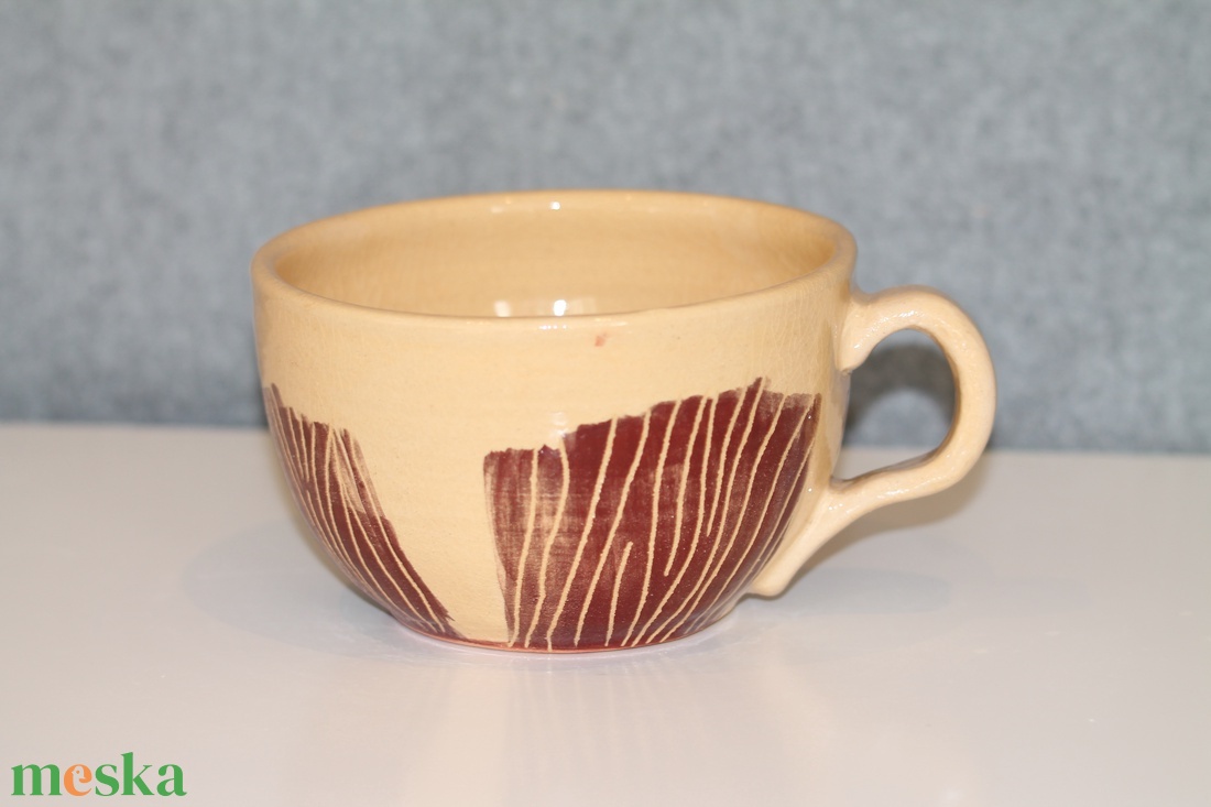 Teás bögre - művészet - szobor - kerámia - Meska.hu