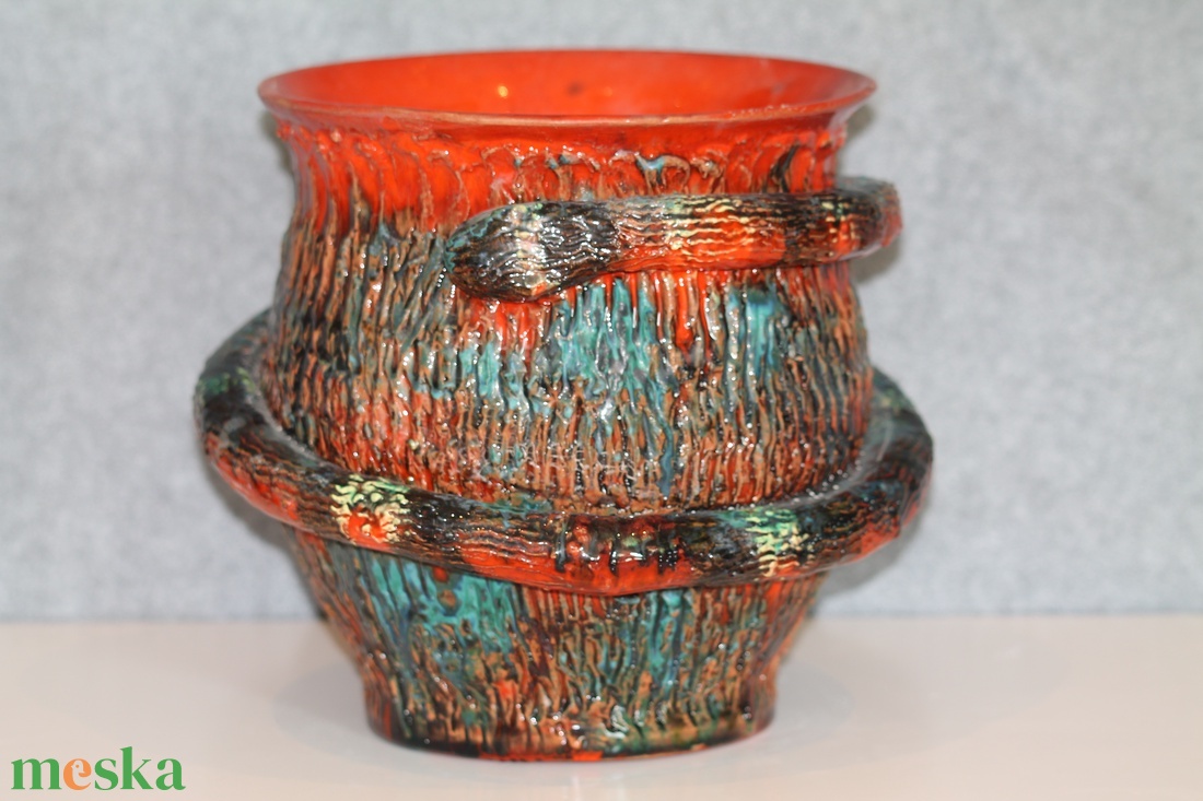 Váza - művészet - szobor - kerámia - Meska.hu