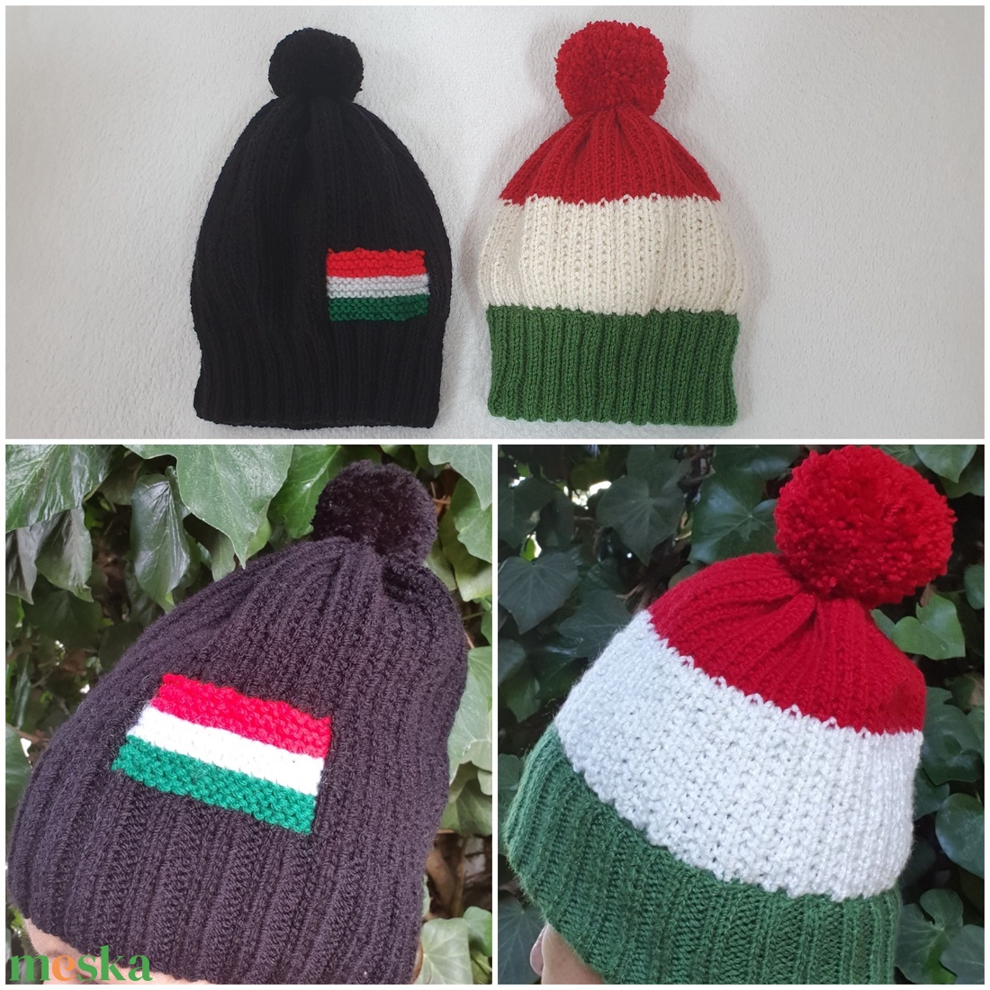 Kézzel kötött gyerek, vagy felnőtt sapka - ruha & divat - babaruha & gyerekruha - babasapka - Meska.hu