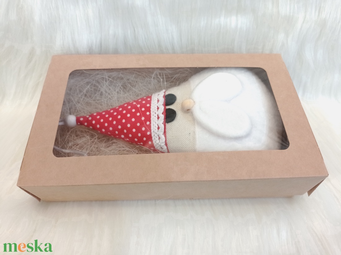 Kézműves textil Mikulás  karácsonyi dekoráció és apró ajándék  - karácsony - karácsonyi lakásdekoráció - karácsonyi lakásdíszek - Meska.hu