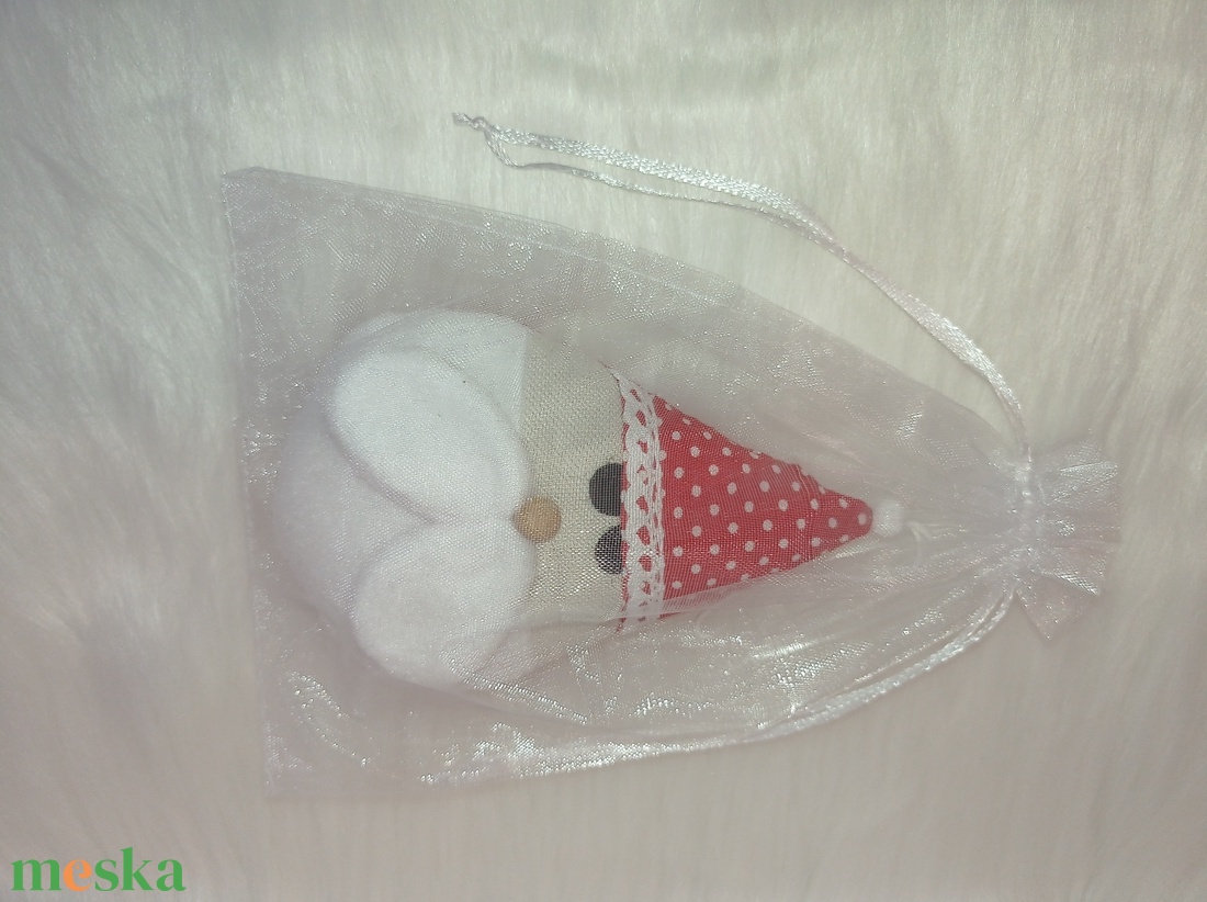 Kézműves textil Mikulás  karácsonyi dekoráció ajándékba - karácsony - karácsonyi lakásdekoráció - karácsonyi lakásdíszek - Meska.hu