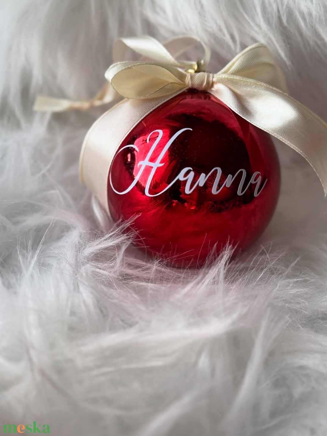 Egyedi feliratos karácsonyi gömbök többféle színben - karácsony - karácsonyi lakásdekoráció - karácsonyfadíszek - Meska.hu