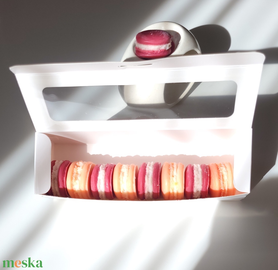 Maracuja mangó macaron illatviasz - otthon & életmód - gyertya, illat, aroma - illatviasz - Meska.hu