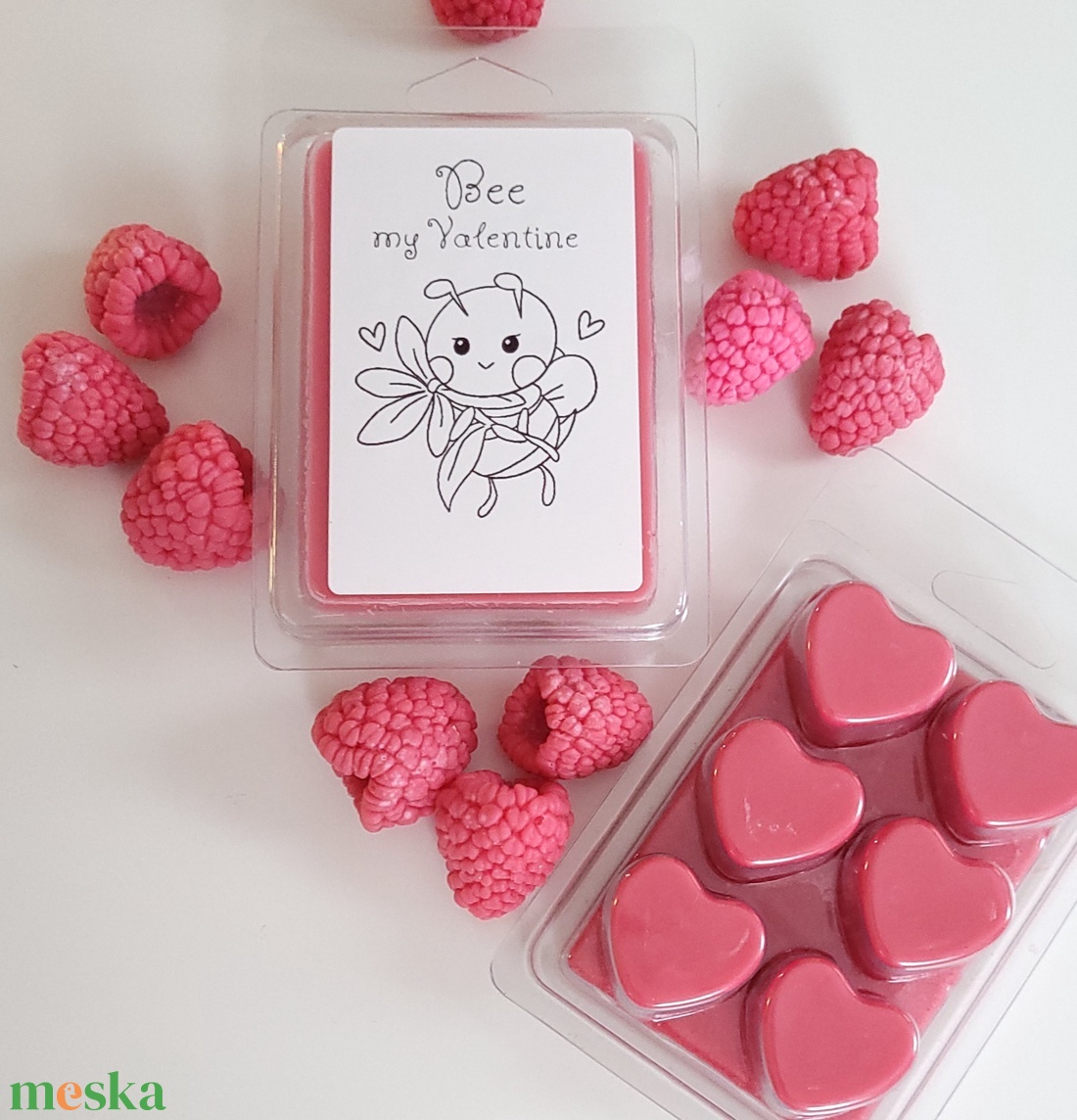 Valentinnapi szívecskés törhető illatviasz - otthon & életmód - gyertya, illat, aroma - illatviasz - Meska.hu