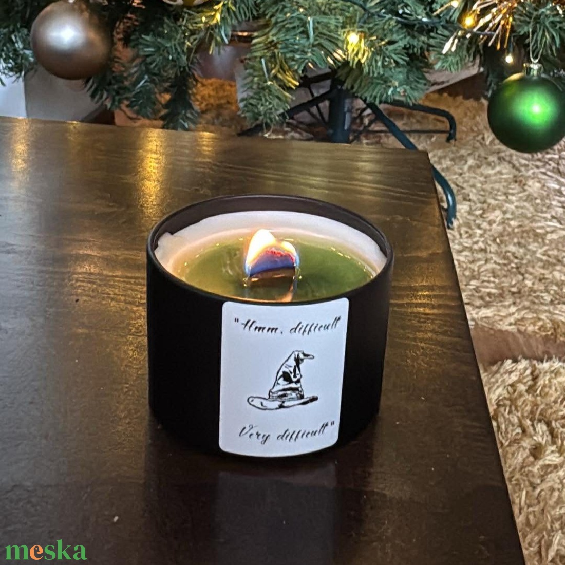Harry Potter, Teszleg Süveg ihlette illatgyertya - otthon & életmód - gyertya, illat, aroma - gyertya - Meska.hu
