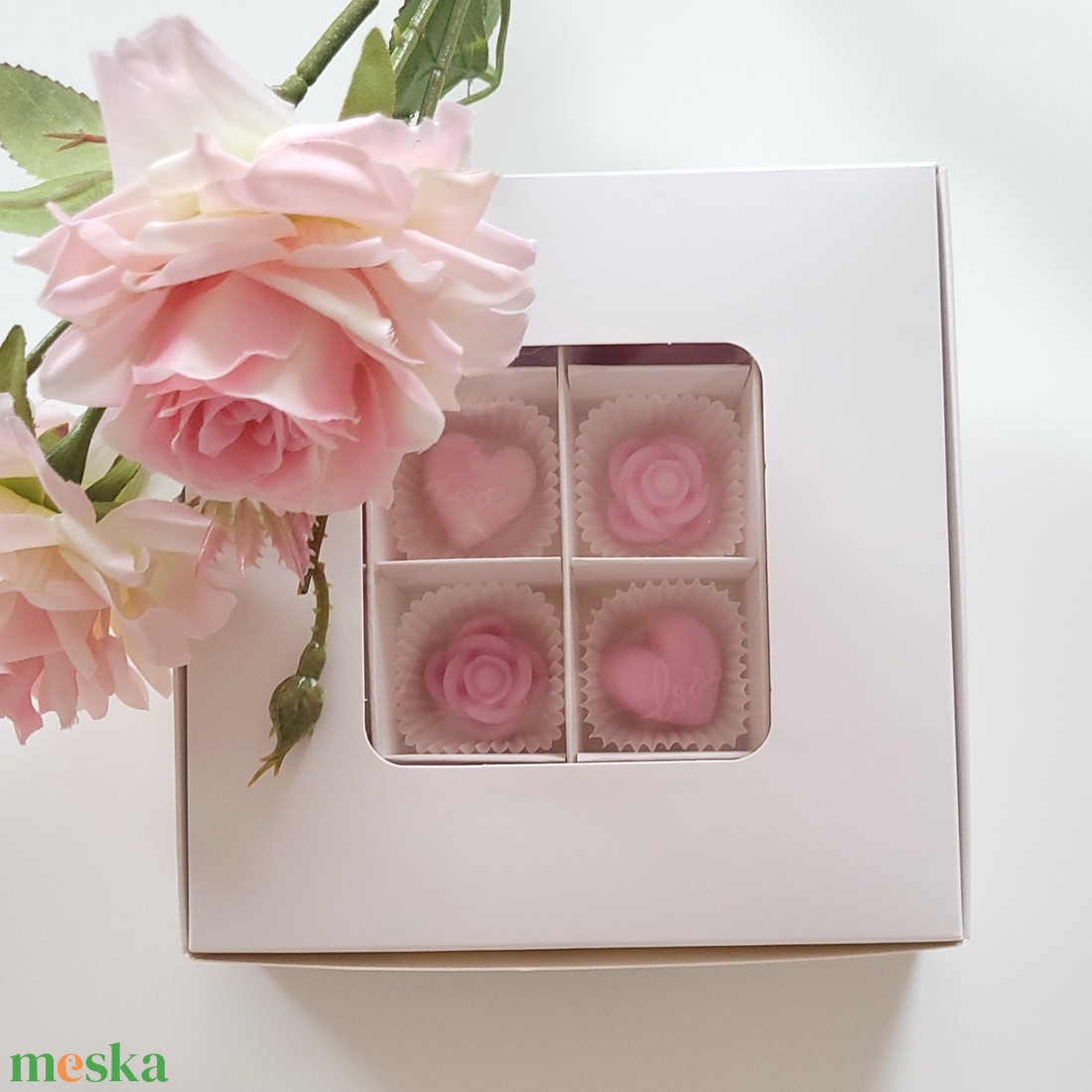 Illatviasz válogatás bonbon ajándék box - otthon & életmód - gyertya, illat, aroma - illatviasz - Meska.hu