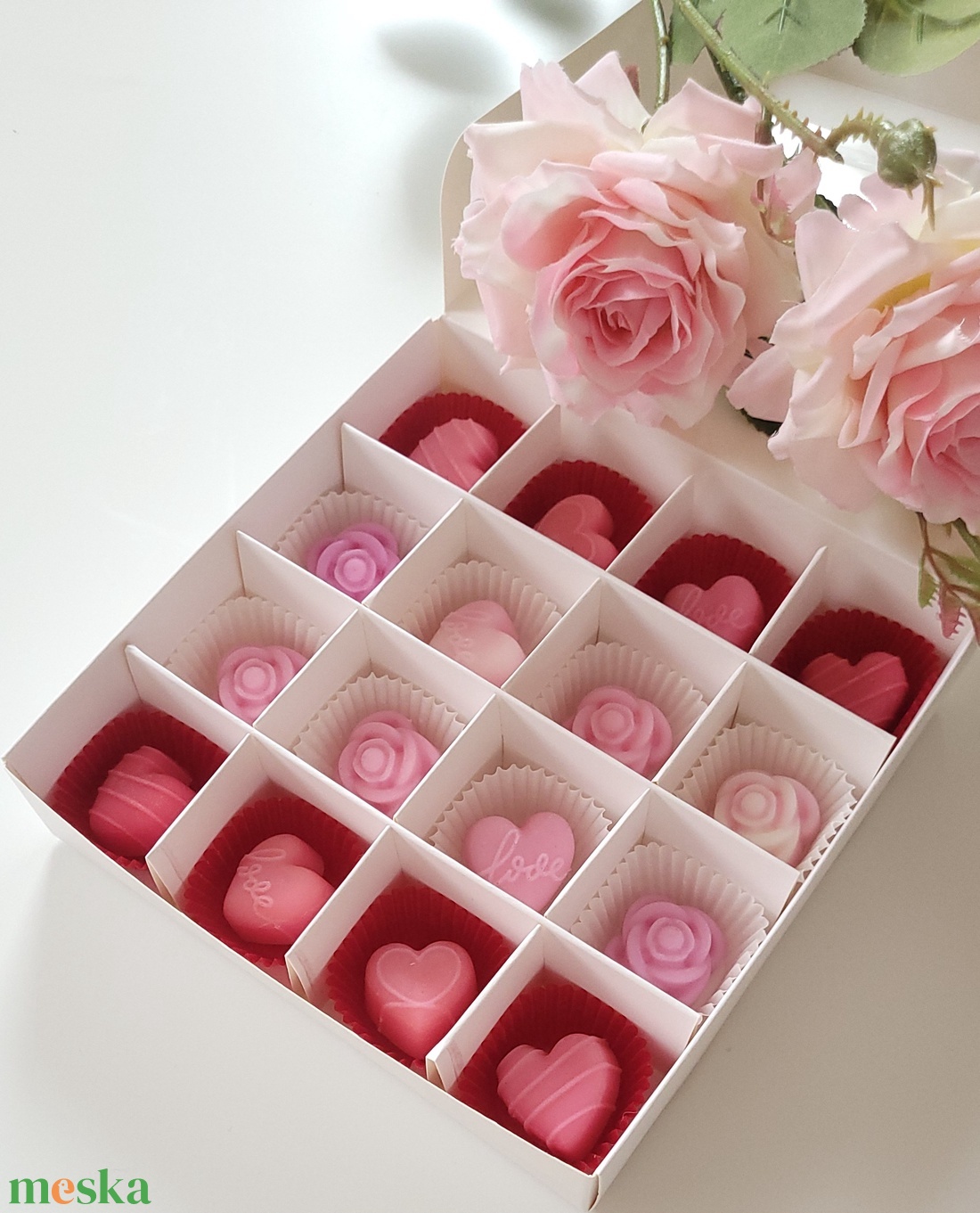 Illatviasz válogatás bonbon ajándék box - otthon & életmód - gyertya, illat, aroma - illatviasz - Meska.hu