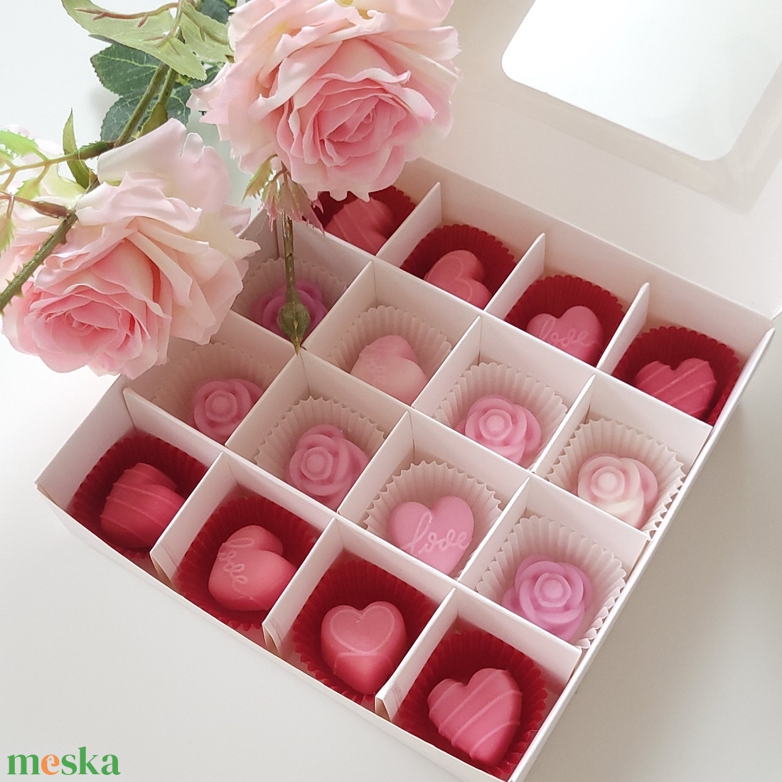 Illatviasz válogatás bonbon ajándék box - otthon & életmód - gyertya, illat, aroma - illatviasz - Meska.hu