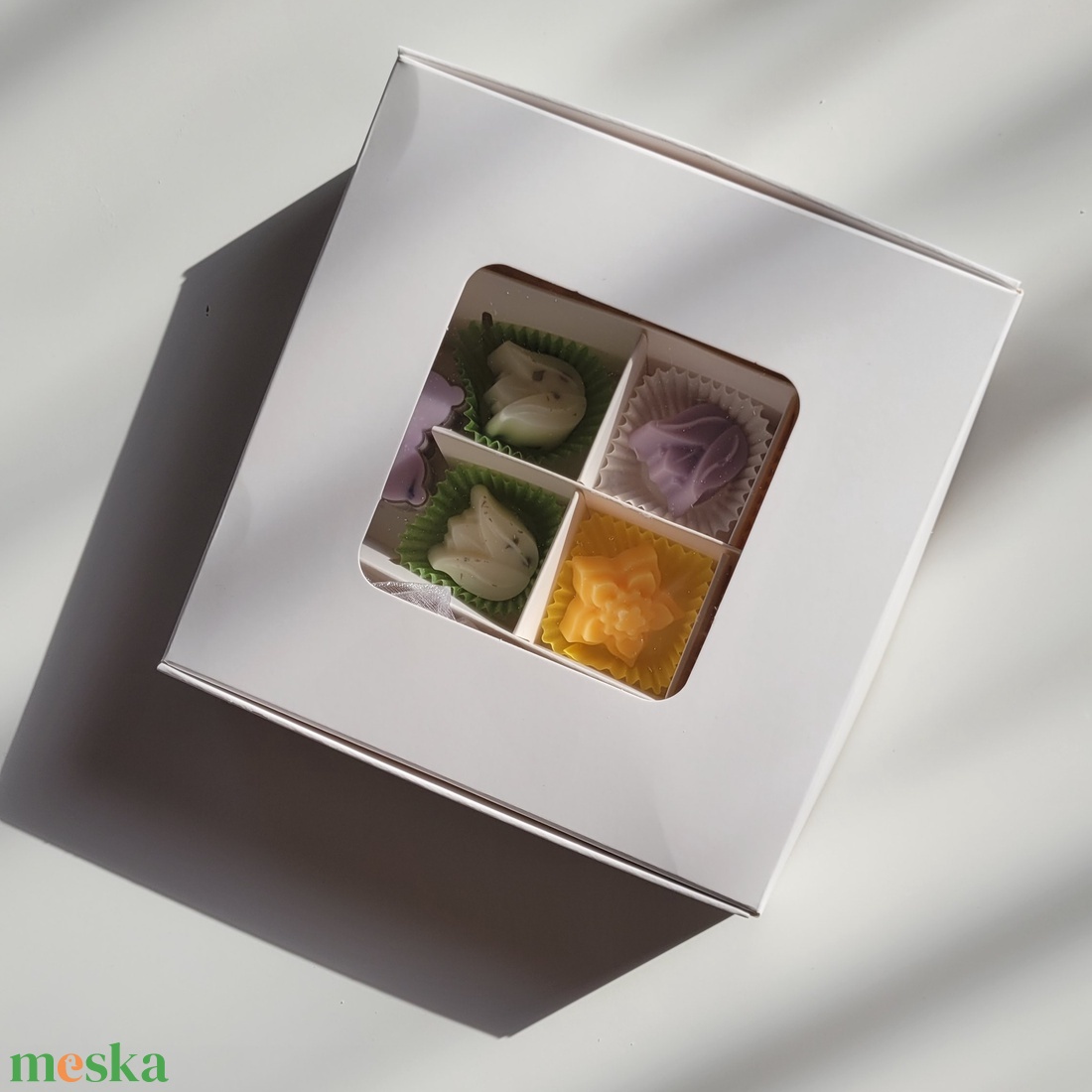 Illatos tavaszi bonbon ajándék box válogatás  - otthon & életmód - gyertya, illat, aroma - illatviasz - Meska.hu