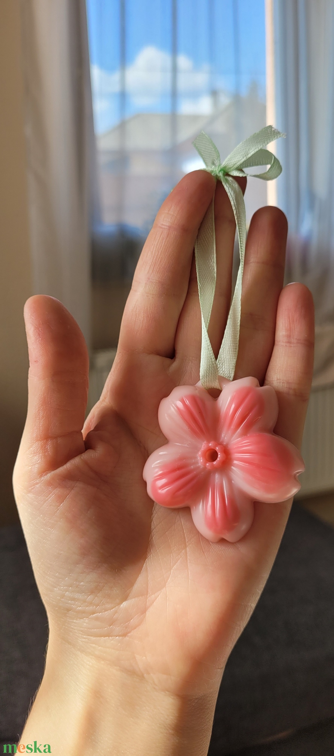 Cseresznye illatú cseresznyevirág sakura szekrény illatosító illatviasz  - otthon & életmód - gyertya, illat, aroma - illatviasz - Meska.hu