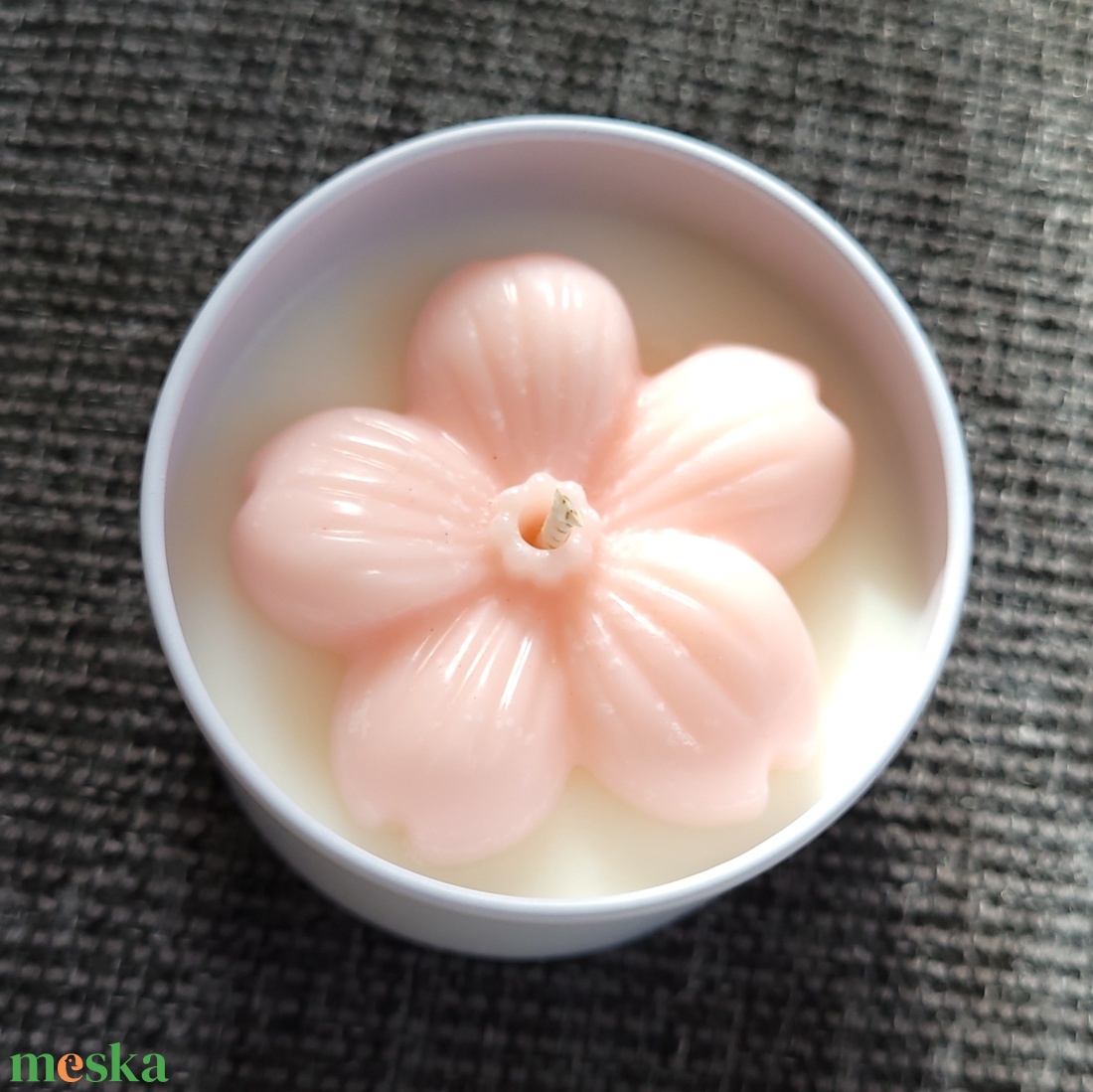 Cseresznyevirág illatgyertya  - otthon & életmód - gyertya, illat, aroma - gyertya - Meska.hu