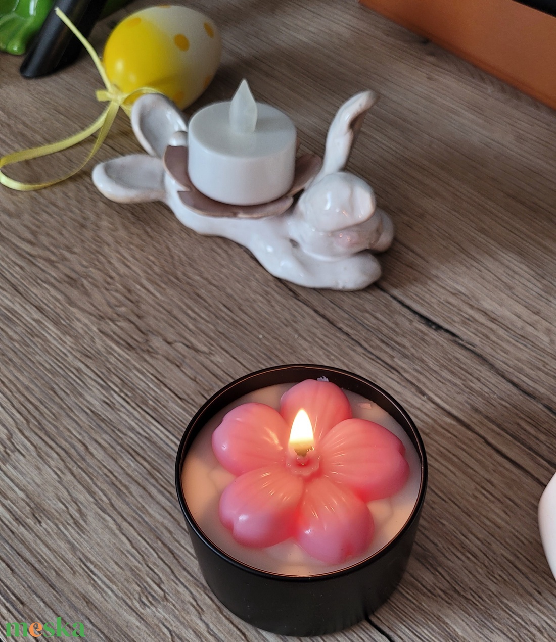 Cseresznyevirág illatgyertya  - otthon & életmód - gyertya, illat, aroma - gyertya - Meska.hu