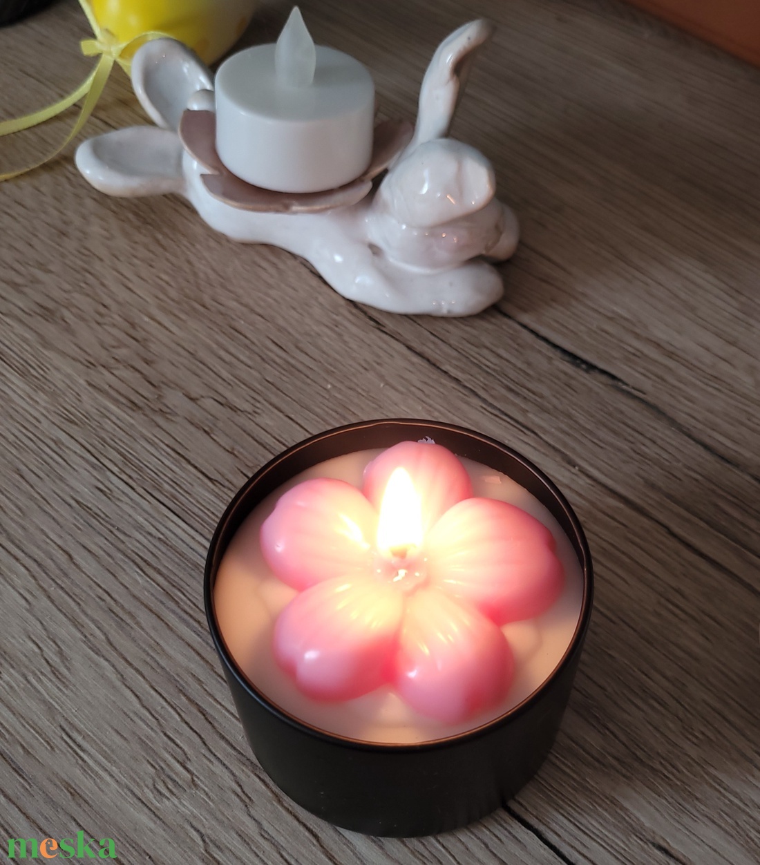 Cseresznyevirág illatgyertya  - otthon & életmód - gyertya, illat, aroma - gyertya - Meska.hu