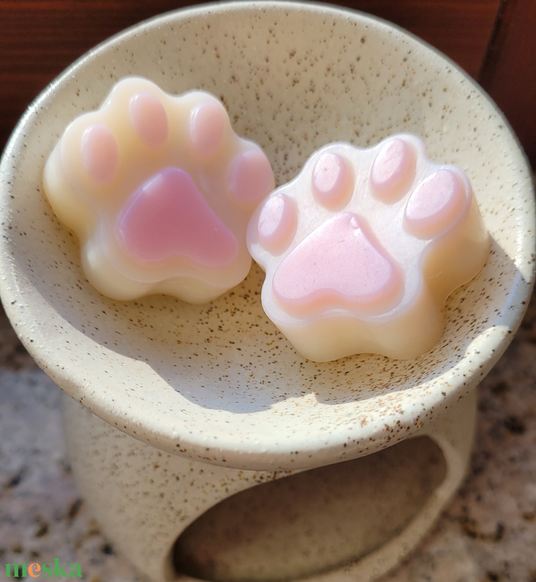 Japán bambusz illatú cica tappancs illatviasz cuki mancs - otthon & életmód - gyertya, illat, aroma - illatviasz - Meska.hu