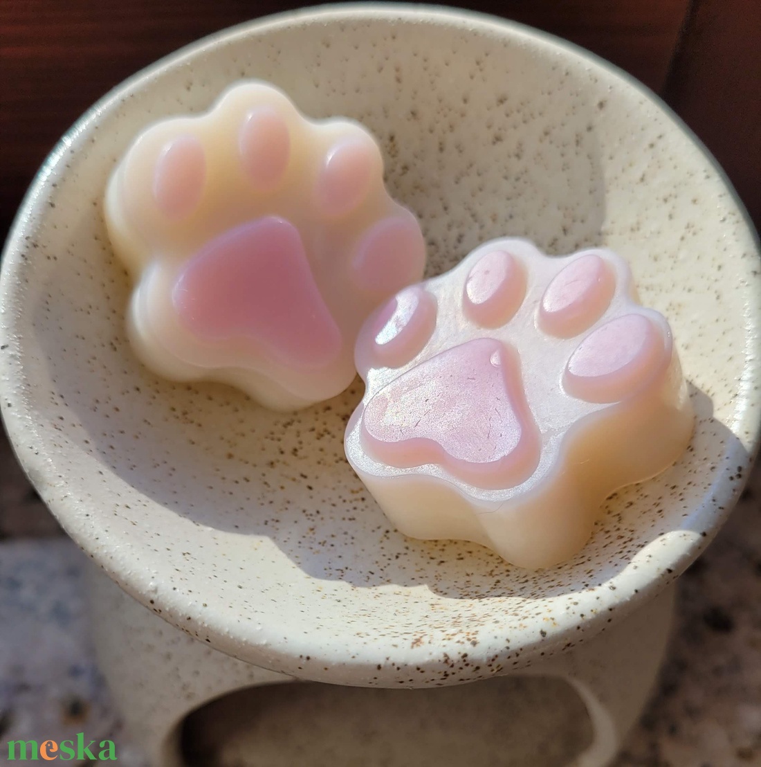 Japán bambusz illatú cica tappancs illatviasz cuki mancs - otthon & életmód - gyertya, illat, aroma - illatviasz - Meska.hu