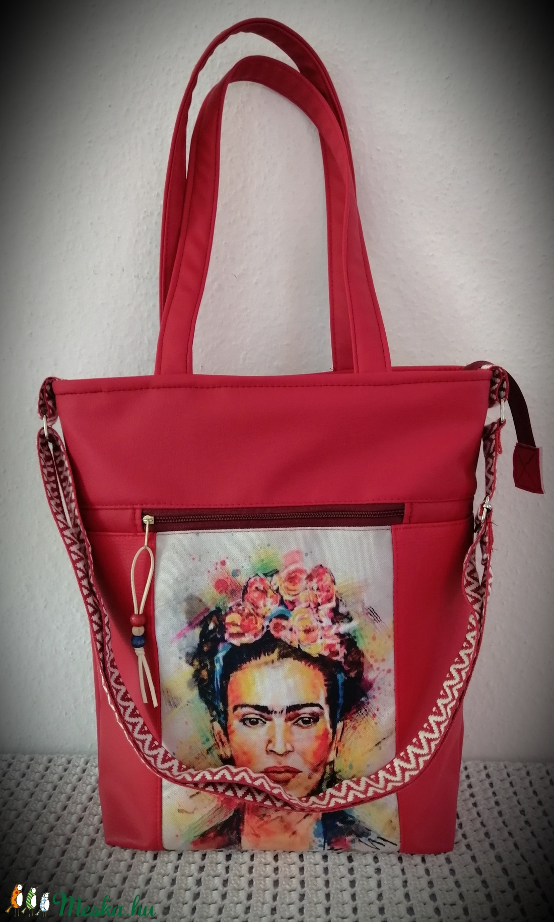 Frida műbőr/vízálló panes shopper bag - táska & tok - bevásárlás & shopper táska - shopper, textiltáska, szatyor - Meska.hu Frida műbőr/vízálló panes shopper bag - táska & tok - bevásárlás & shopper táska - shopper, textiltáska, szatyor - Meska.hu