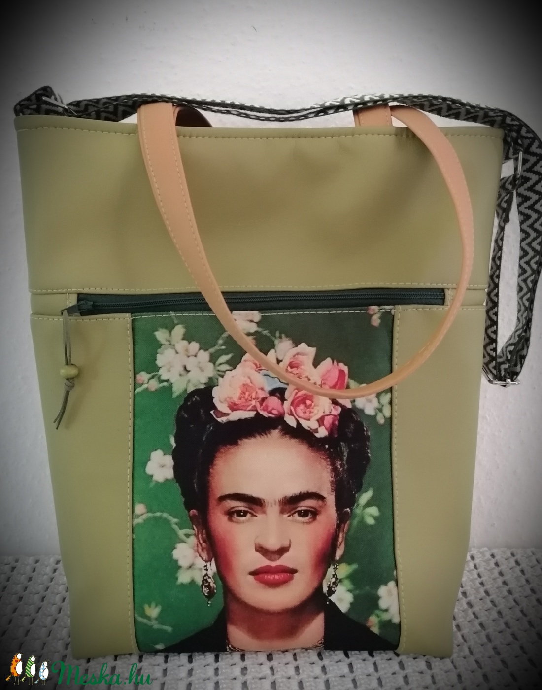 Frida műbőr/vízálló panes shopper bag - táska & tok - bevásárlás & shopper táska - shopper, textiltáska, szatyor - Meska.hu Frida műbőr/vízálló panes shopper bag - táska & tok - bevásárlás & shopper táska - shopper, textiltáska, szatyor - Meska.hu