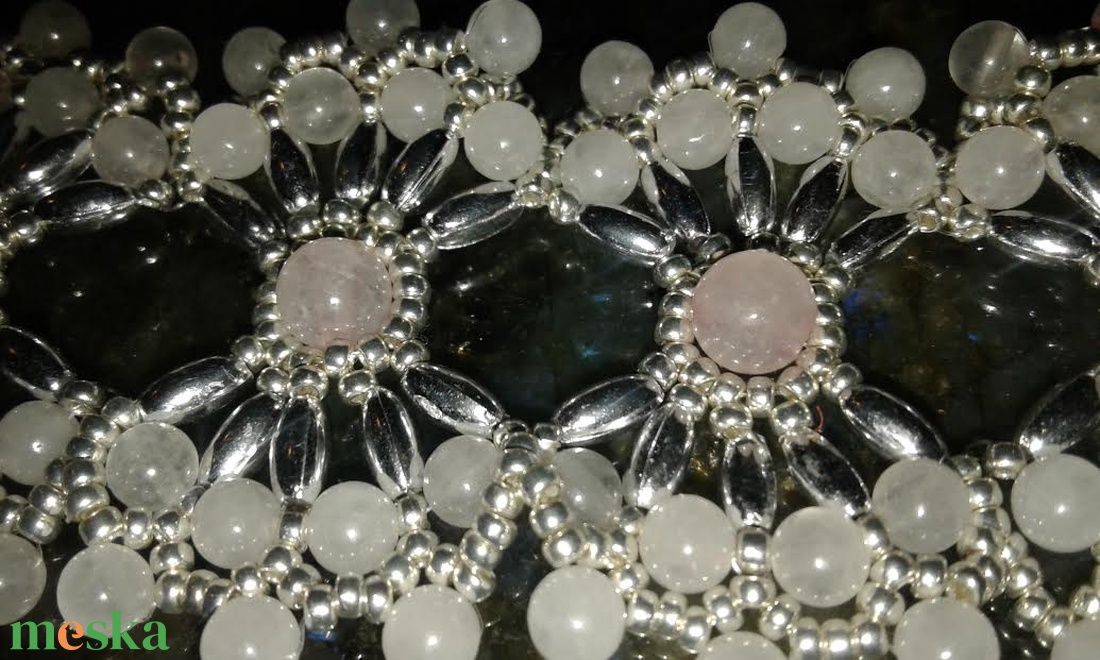 Rózsakvarc, szeretet karkötő -  - Meska.hu